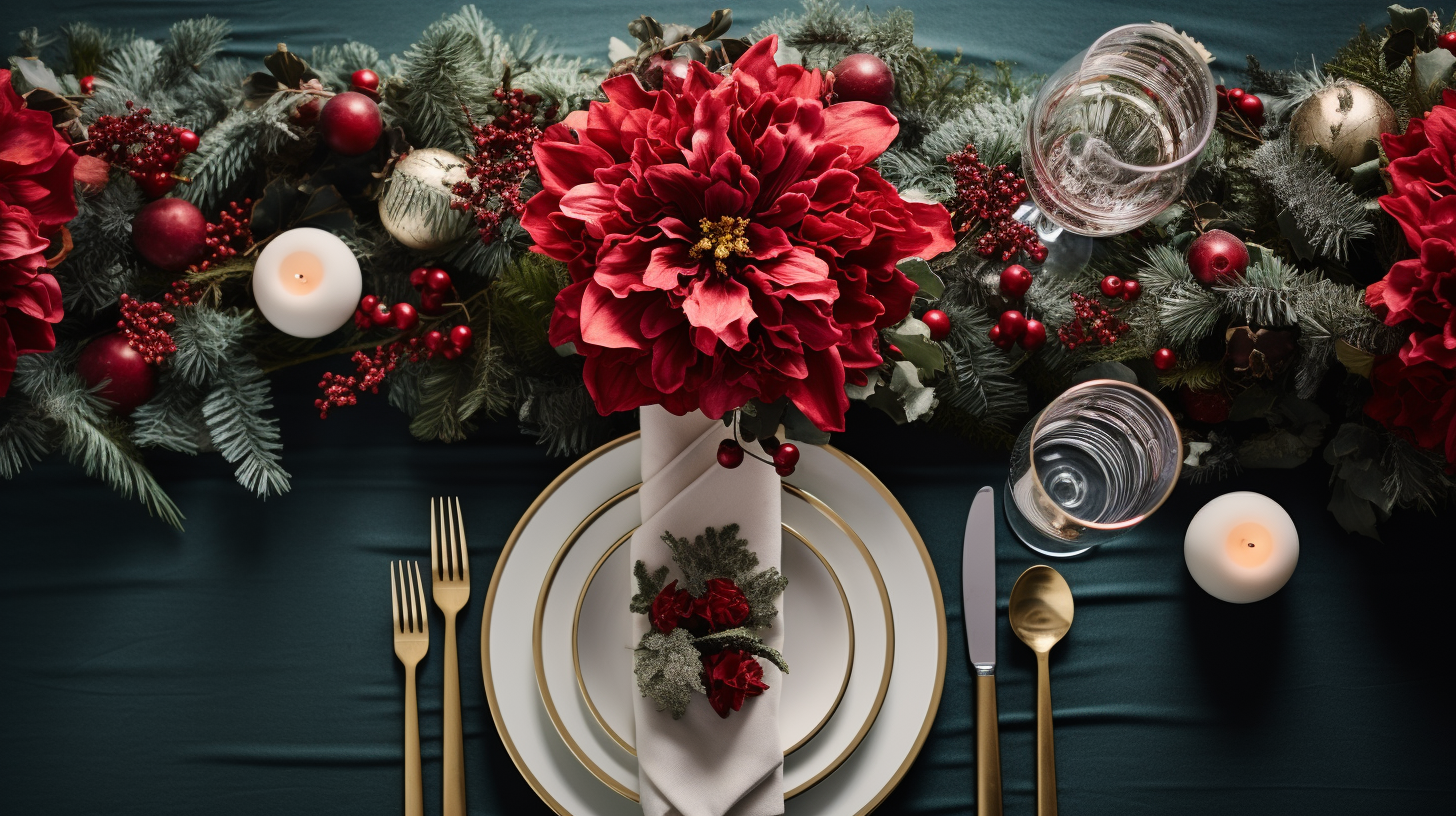 Christmas Dinner with Brio Trends: A Visual Guide to Setting a Memorable Table with Runners for Christmas