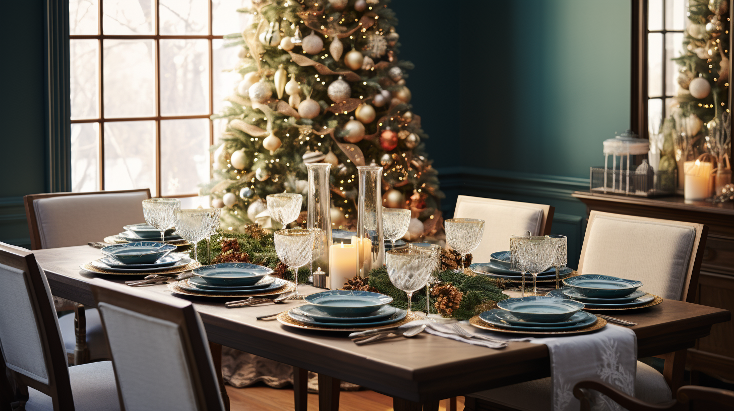 DIY Christmas Tablescapes: Pairing White Christmas Table Runners with Homemade Centerpieces