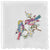 Women's Handkerchief Cotton White with Birds and Flower Embroidery (Pack of 2)