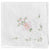 Women's Handkerchief White Fine Cotton Inch with Floral Rose Embroidery (Pack of 2)