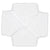 Bread Basket Liners Bun Warmers White Pure Linen Cloth with Embroidered Bows 18 X 18 Inch (Set of 2)