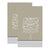 Ecru Beige Tree Embroidery Design Kitchen Tea Hand Towels with Hemstitch Border 14 X 22 Inch (Set of 2)