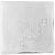 Women's Handkerchief White Fine Cotton Inch with Madeira Rose Whitework Embroidery (Pack of 2)