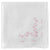 Women's Handkerchief White Fine Cotton Inch with Pink Scroll Embroidery and Spoke Edge (Pack of 2)