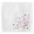 Women's Handkerchief White Fine Cotton Inch with Butterfly and Daisy Embroidery (Pack of 2)