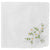 Women's Handkerchief White Fine Cotton Inch with Daisy and Bowknot Embroidery and Scallop Edge (Pack of 2)