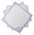 Women's Handkerchief White Fine Cotton Inch with Pink Crochet Lace Border (Pack of 2)