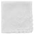 Women's Handkerchief White Fine Cotton Inch with Friends Embroidery and Crochet Lace Edge (Pack of 2)